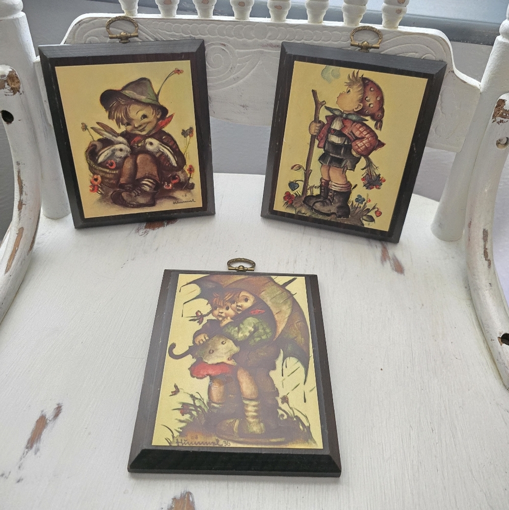 Vintage Wall Art Trio